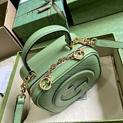 Gucci Blondie Top Handle Bag Green Size 17x15x9 cm - 4