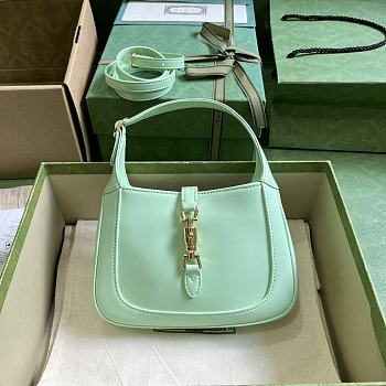 Gucci Jackie 1961 Mini Shoulder Bag Light Green Size 19x13x3cm
