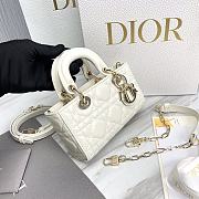 Dior Lady D-Joy Micro Bag Latte Cannage Lambskin Size 16 x 9 x 5 cm - 2