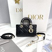 Dior Lady D-Joy Micro Bag Black Cannage Lambskin Size 16 x 9 x 5 cm - 1