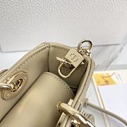 Dior Lady D-Joy Micro Bag Caramel Beige Cannage Lambskin Size 16 x 9 x 5 cm - 4