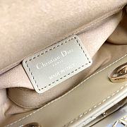 Dior Lady D-Joy Micro Bag Caramel Beige Cannage Lambskin Size 16 x 9 x 5 cm - 3