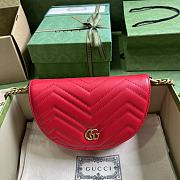 Gucci GG Marmont Matelassé Chain Mini Bag Red Size 20x14.5x4 cm - 1