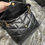 YSL Puffer Medium Chain Bag In Quilted Lambskin Black Size 35 X 23 X 13,5 CM - 5