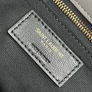 YSL Puffer Medium Chain Bag In Quilted Lambskin Gray Size 35 X 23 X 13,5 CM - 5