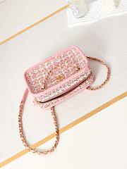 Chanel Small Camera Bag AS3768 Pink Size 20.5x13.5x7 cm - 4