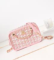 Chanel Small Camera Bag AS3768 Pink Size 20.5x13.5x7 cm - 1