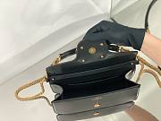 Valentino Loco Calfskin Shoulder Bag Black Size 27x13x6cm - 4