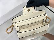 Valentino Loco Calfskin Shoulder Bag Light Ivory Size 27x13x6cm - 5