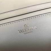 Valentino Loco Calfskin Shoulder Bag Light Ivory Size 27x13x6cm - 2