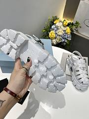 Prada Foam Rubber Sandals White - 5