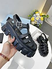 Prada Foam Rubber Sandals Black - 2