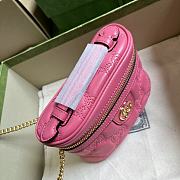 Gucci GG Matelassé Top Handle Mini Bag Pink Size 16x10.5x5 cm - 2