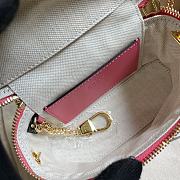 Gucci GG Matelassé Top Handle Mini Bag Pink Size 16x10.5x5 cm - 4