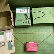 Gucci GG Matelassé Top Handle Mini Bag Pink Size 16x10.5x5 cm - 5