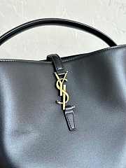 YSL Le 37 In Shiny Leather Black Size 20 X 25 X 16 CM - 3