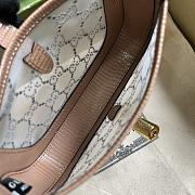 Gucci Jackie 1961 Mini Crystal GG Lizard Bag Size 19x13x3 cm - 3