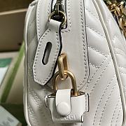 Gucci GG Marmont Small Top Handle Bag White Size 27 x 13.5 x 10 cm - 4