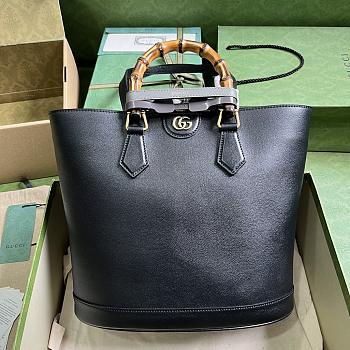 Gucci Diana Medium Tote Bag 750394 Black Size 31x27x15cm