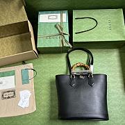 Gucci Diana Medium Tote Bag 750394 Black Size 31x27x15cm - 5