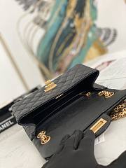Chanel Mini 2.55 Handbag Black AS0874 size 15.5 × 20 × 6 cm - 3