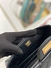 Chanel Mini 2.55 Handbag Black AS0874 size 15.5 × 20 × 6 cm - 2