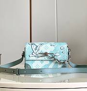 Louis Vuitton Steamer Wearable Wallet M22637 Crystal Blue Size 18x11x6.5cm - 1