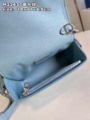 Louis Vuitton Steamer Wearable Wallet M22637 Crystal Blue Size 18x11x6.5cm - 4