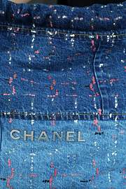 Chanel 22 Handbag Denim Patchwork AS3261 Size 39 × 42 × 8 cm - 3