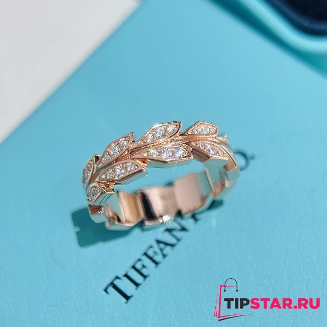 Tiffany Victoria Vine Band Ring Rose Gold - 1