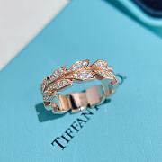 Tiffany Victoria Vine Band Ring Rose Gold - 1