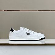 Prada Downtown Perforated Leather Sneakers - 2