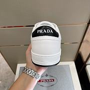 Prada Downtown Perforated Leather Sneakers - 3