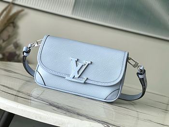 Louis Vuitton Buci M59461 Blue Size 24.5 x 15.5 x 9 cm