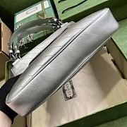 Gucci Blondie Small Tote Bag 751518 Silver Size 30x24x6 cm - 4