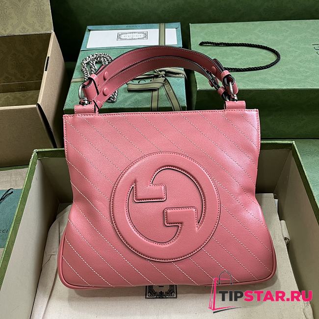 Gucci Blondie Small Tote Bag 751518 Pink Size 30x24x6 cm - 1