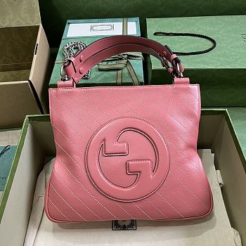 Gucci Blondie Small Tote Bag 751518 Pink Size 30x24x6 cm