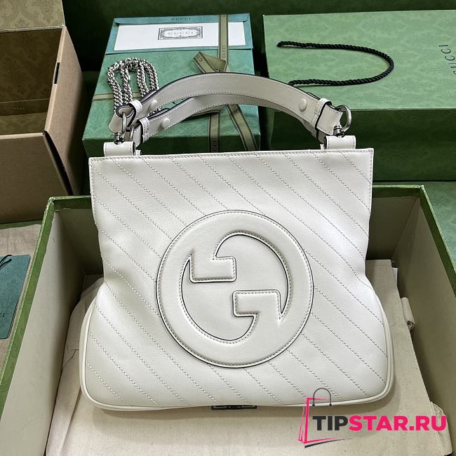 Gucci Blondie Small Tote Bag 751518 White Size 30x24x6 cm - 1