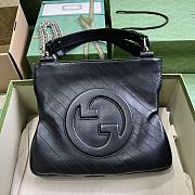 Gucci Blondie Small Tote Bag 751518 Black Size 30x24x6 cm - 1