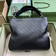 Gucci Blondie Small Tote Bag 751518 Black Size 30x24x6 cm - 4