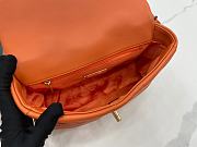 Chanel 19 Handbag Orange AS1160 Size 16 × 26 × 9 cm - 5