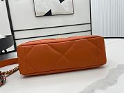 Chanel 19 Handbag Orange AS1160 Size 16 × 26 × 9 cm - 3