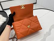 Chanel 19 Handbag Orange AS1160 Size 16 × 26 × 9 cm - 2