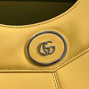 Gucci Petite GG Small Tote Bag Yellow 745918 Size 28x21x6.5cm - 2