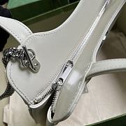 Gucci Petite GG Small Tote Bag White 745918 Size 28x21x6.5cm - 5