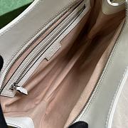 Gucci Petite GG Small Tote Bag White 745918 Size 28x21x6.5cm - 3