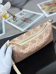 Dior Dream Bag Dusty Ivory Cannage Cotton with Bead Embroidery Size 26×16cm - 3