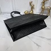 Large Dior Book Tote Black Dior Oblique Embossed Calfskin Size 42 x 35 x 18.5 cm - 6