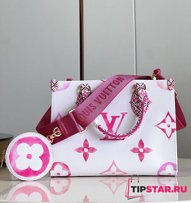 Louis Vuitton OnTheGo PM M22976 Pink Size 25 x 19 x 11.5 cm - 1