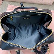 Miumiu Arcadie Matelassé Nappa Leather Bag Black Size 12*27*9 cm - 4